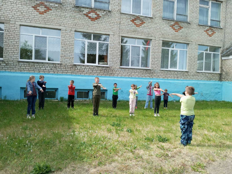Летний пришкольный лагерь.